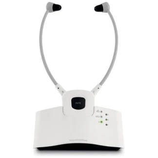 Stereoman ISI 2 (Technisat) - Kinnbügel TV Funkkopfhörer Schwarz o. Weiss