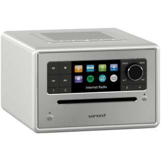 Elite (Sonoro) - DAB+ Radio / CD-Player / Streaming / Internetradio - (Div. Farbvariationen) - Silber