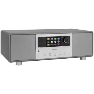 Primus (Sonoro) - DAB+ Radio / Streaming / Internetradio - (Div. Farbvariationen) - Grau Matt (Graphite)