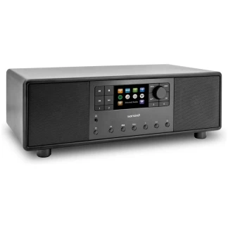 Primus (Sonoro) - DAB+ Radio / Streaming / Internetradio - (Div. Farbvariationen) - Schwarz-Schwarz