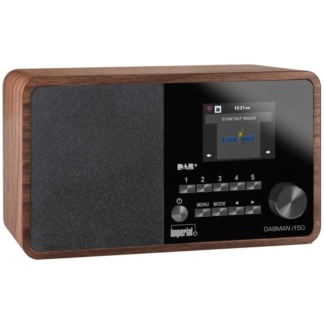 Dabman i150 (Imperial) - Internetradio/DAB+ mit Fixtasten - Braun