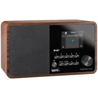 Dabman i150 (Imperial) - Internetradio/DAB+ mit Fixtasten - Braun