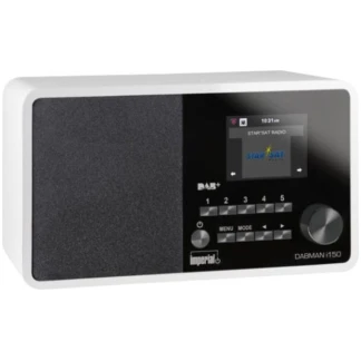 Dabman i150 (Imperial) - Internetradio/DAB+ mit Fixtasten - Weiss
