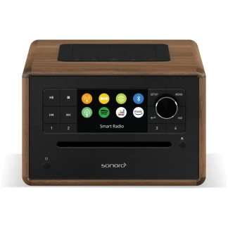 Elite (Sonoro) - DAB+ Radio / CD-Player / Streaming / Internetradio - (Div. Farbvariationen) - Walnuss Anthrazit