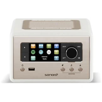 Relax (Sonoro) - DAB+/Internetradio/Bluetooth - (Div. Farbvarianten) - Weiss-Matt (Rose Gold) Limited
