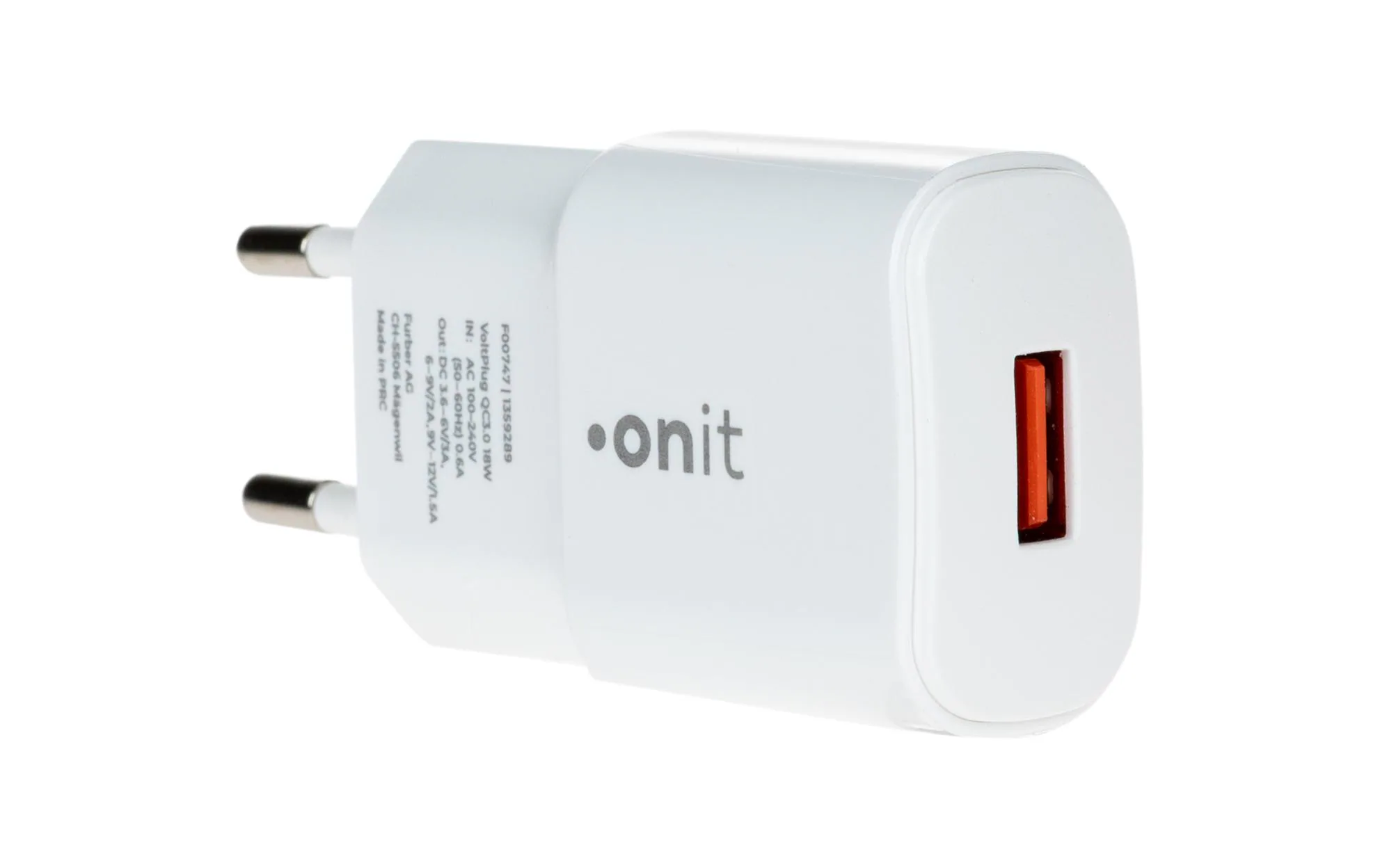 Onit USB Charger 18W USBA