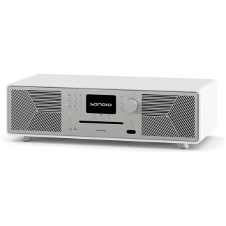 Meisterstück GEN2 (Sonoro) - Kompaktanlage CD / DAB+ / Internetradio / Bluetooth / Streaming Div. Farben - Weiss (Matt) Silber