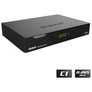 PICCOLLO-SUISSE (Edision) - HEVC265 DVB-S2 Satelliten-Receiver + DVB-C Receiver (Kombo)
