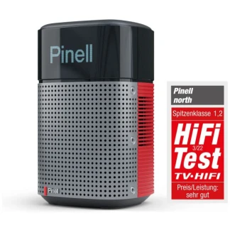 NORTH (Pinell of Norway) - DAB+, Web,BT, Spotify Connect Radio mit Akku - Rot