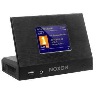 A120 (Noxon) - Internetradio/DAB+/Bluetooth Adapter - Schwarz