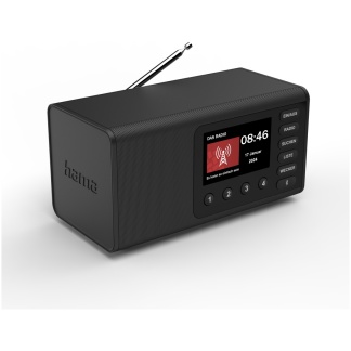 DR1001BT (Hama) - DAB+ Radio für Senioren mit Bluetooth Schwarz o. Weiss - Schwarz