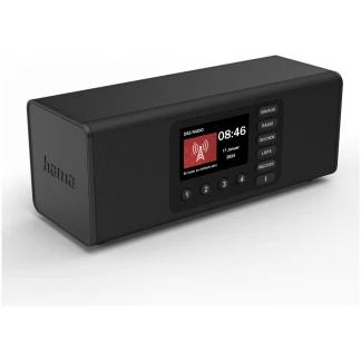 DR2002 (Hama) - DAB+ Radio für Senioren mit Bluetooth Schwarz o. Weiss - Schwarz