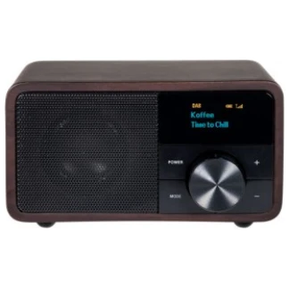 DAB+1mini (Kathrein) - DAB+ Radio im Mini-Format - Holz Dunkel