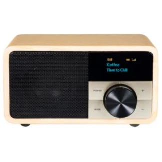 DAB+1mini (Kathrein) - DAB+ Radio im Mini-Format - Holz Hell
