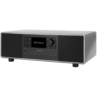 Primus (Sonoro) - DAB+ Radio / Streaming / Internetradio - (Div. Farbvariationen) - Chalk-Grey-Schwarz (Limited)