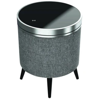 Helsinki (Audio Block) - Lounge-Tisch mit Ambientbeleuchtung + Bluetooth Lautsprecher - Schwarz