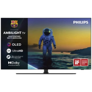 55OLED850/12-TAB8200/10 (Philips) - 139cm UHD OLED TV mit 320 Watt Soundbar