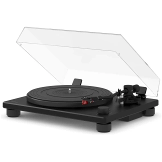 PLATINUM AUTOMATIC EAS (Sonoro) - Halbautomatischer Plattenspieler mit Line-OUT / Bluetooth / USB - Schwarz-Matt