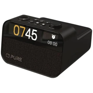 Moment Charge (Pure) - Radiowecker DAB+ mit Wireless (QI) Ladestation - Schwarz