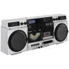 Boombox-Retro-Medion-Silber-Hero