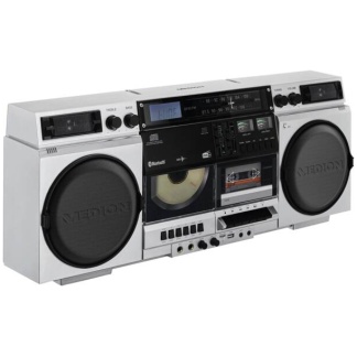 Retro Boombox (Medion) - Boombox mit Radio (DAB+/UKW) CD, Tape, USB, Aux, Bluetooth