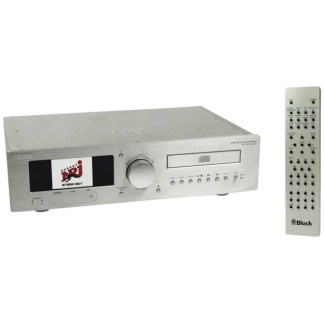 CVR 100 Premium Edition (Block) - Multiroom CD Receiver Silber o. Schwarz Limited mit Alu Fernbedienung - Silber