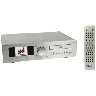 CVR 100 Premium Edition (Block) - Multiroom CD Receiver Silber o. Schwarz Limited mit Alu Fernbedienung