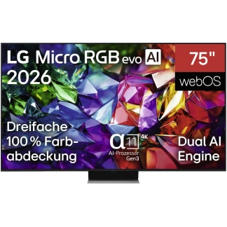 LG Micro RGB evo AI MRGB96B9 – 75 Zoll