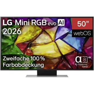 LG Mini RGB evo AI MRGB88 – 50 Zoll 4K Smart TV